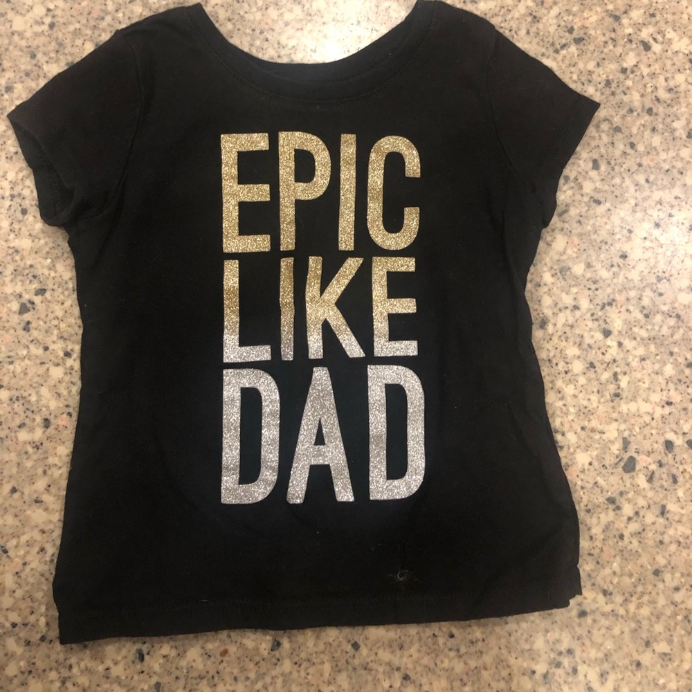 Black children’s shirt. Size 2 T.
